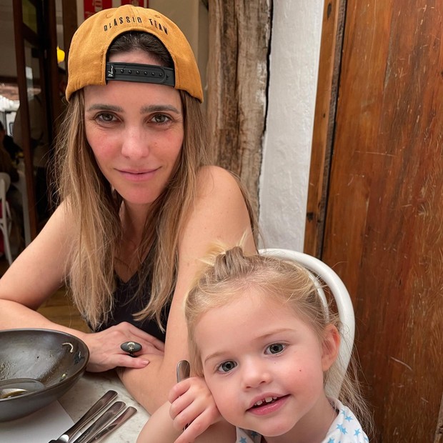 A apresentadora Fernanda Lima e a filha caçula do casal, Maria Manoela (Foto: Instagram/Reprodução)