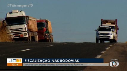 Veículos com excesso de peso começam a ser a autuados nas rodovias do Tocantins