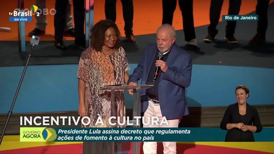 No Rio, Lula e Margareth Menezes assinam decreto que regulamenta fomento cultural