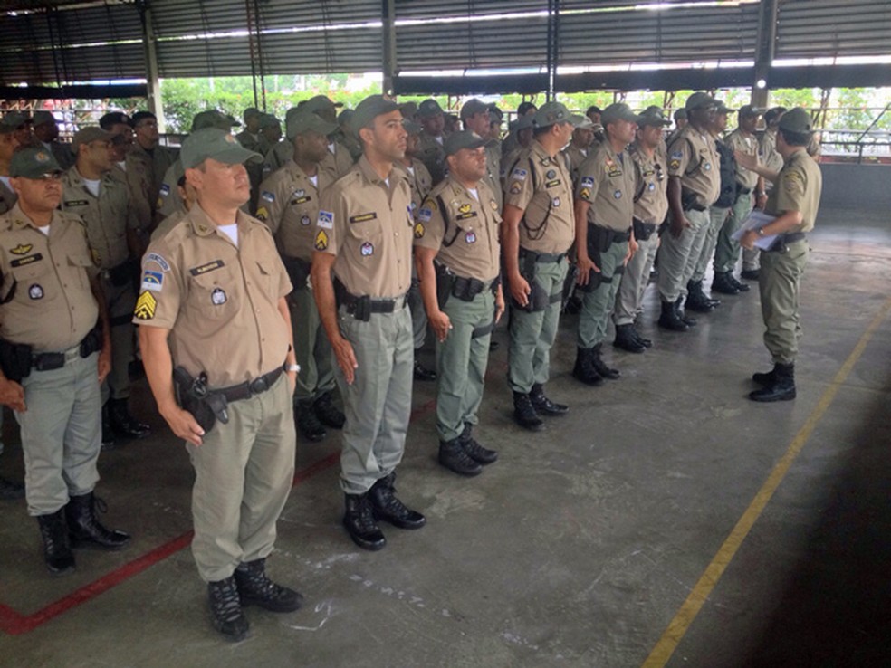 A PolÃ­cia Militar conta, atualmente, com aproximadamente 18.900 PMs  â Foto: Kety Marinho/TV Globo