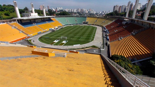 Tobogã do Estádio do Pacaembu em São Paulo (Foto: Reprodução/Facebook)