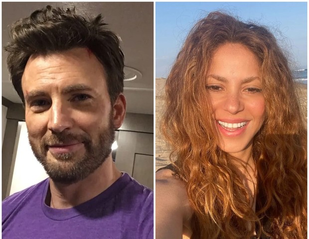 Chris Evans comenta rumores de affair com Shakira (Foto: Instagram)