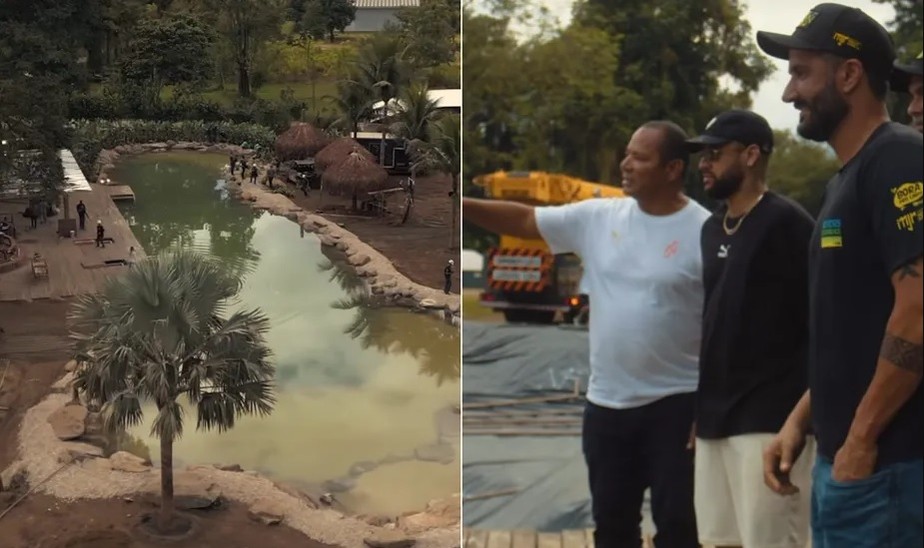 Pai de Neymar consegue liminar para suspender interdição de lago artificial construído em mansão de Mangaratiba