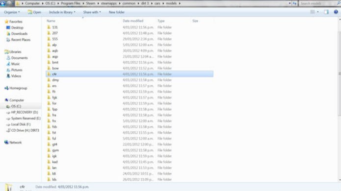 Instale os mods de DiRT 3 na pasta correta de acordo com nossa lista (Foto: Reprodução/Thomas Schulze)