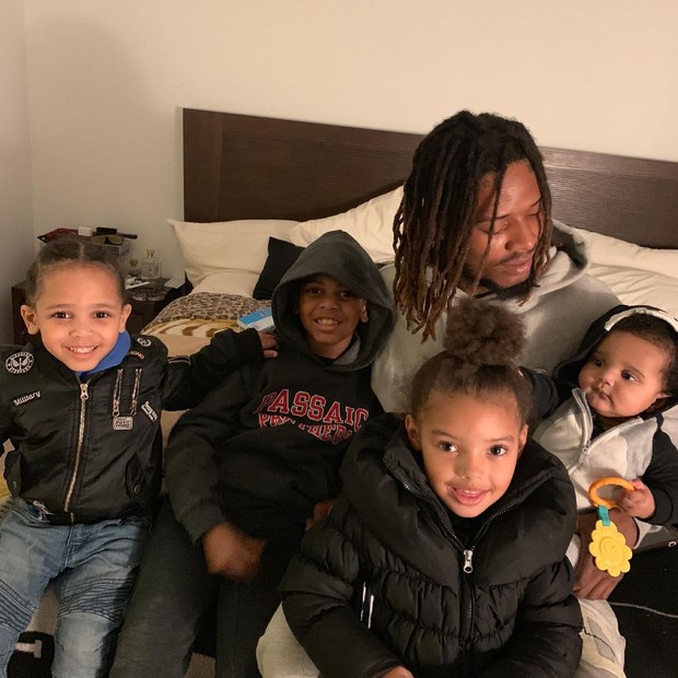 Fetty Wap com os filhos (Foto: Reprodução/Instagram)