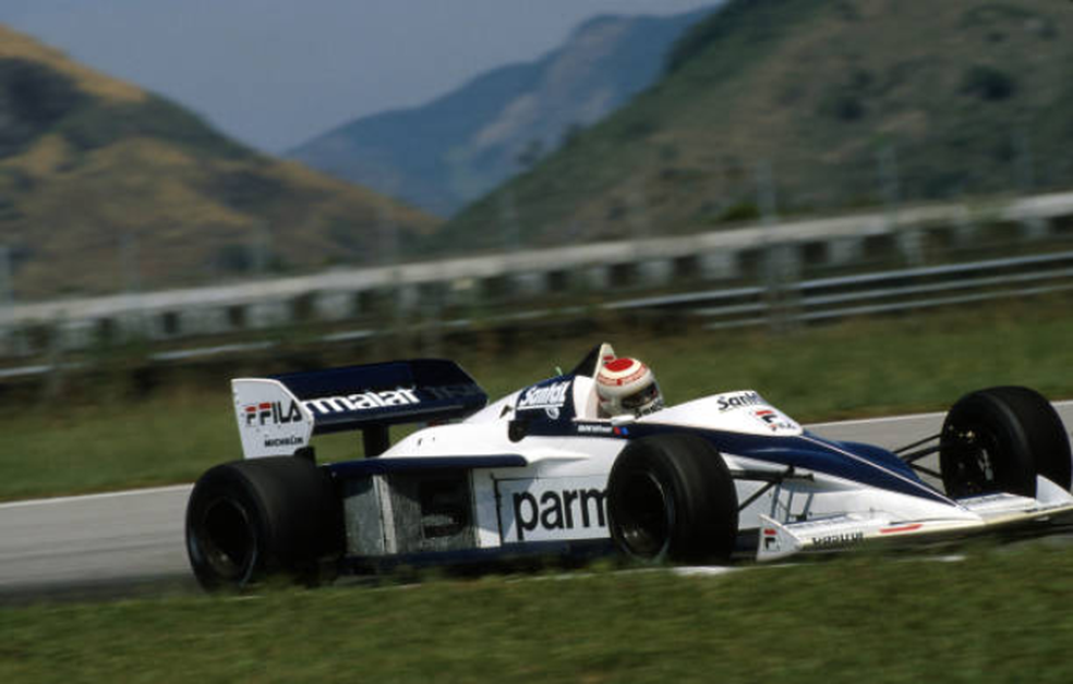 Nelson Piquet estreia a Brabham BT52 em Jacarepaguá — Foto: Getty Images