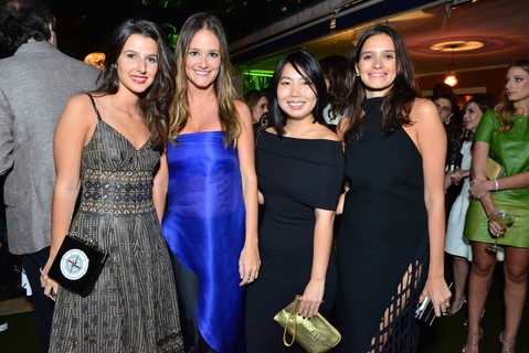 As stylists da Vogue na pista, a partir da esquerda: Patricia Tremblais, Raquel Lionel, Raquel Kavati e Karine Vilas Boas