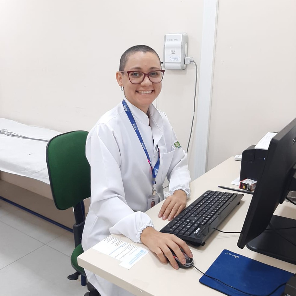 Huiara da Silva é enfermeira do trabalho do SESI Ceará  — Foto: arquivo pessoal