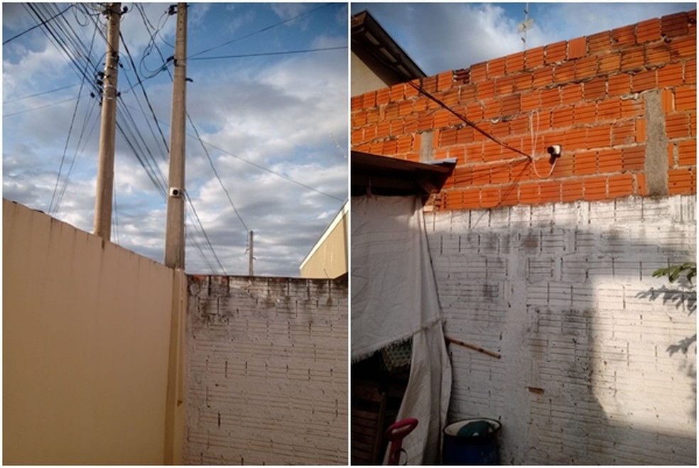 Casa onde vítimas estavam possuía cinco câmeras de segurança  — Foto: Polícia Militar de José Bonifácio/Divulgação