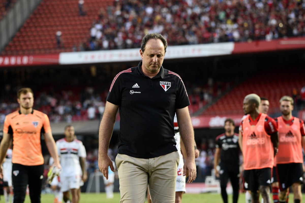 Rogério Ceni perdeu todos os confrontos São Paulo x Flamengo, como técnico dos dois clubes