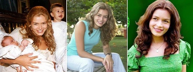 Bianca Castanho nas novelas Terra Nostra (1999), Malhação (2001) e Esmeralda (2004) (Foto: Divulgação)