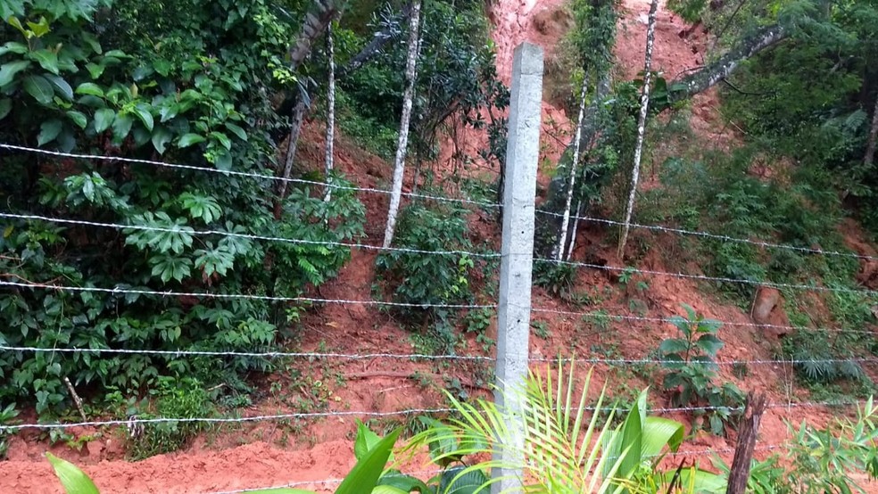 Chuva causa alagamento e pequenos deslizamento de terra em Ubatuba. — Foto: Defesa Civil 