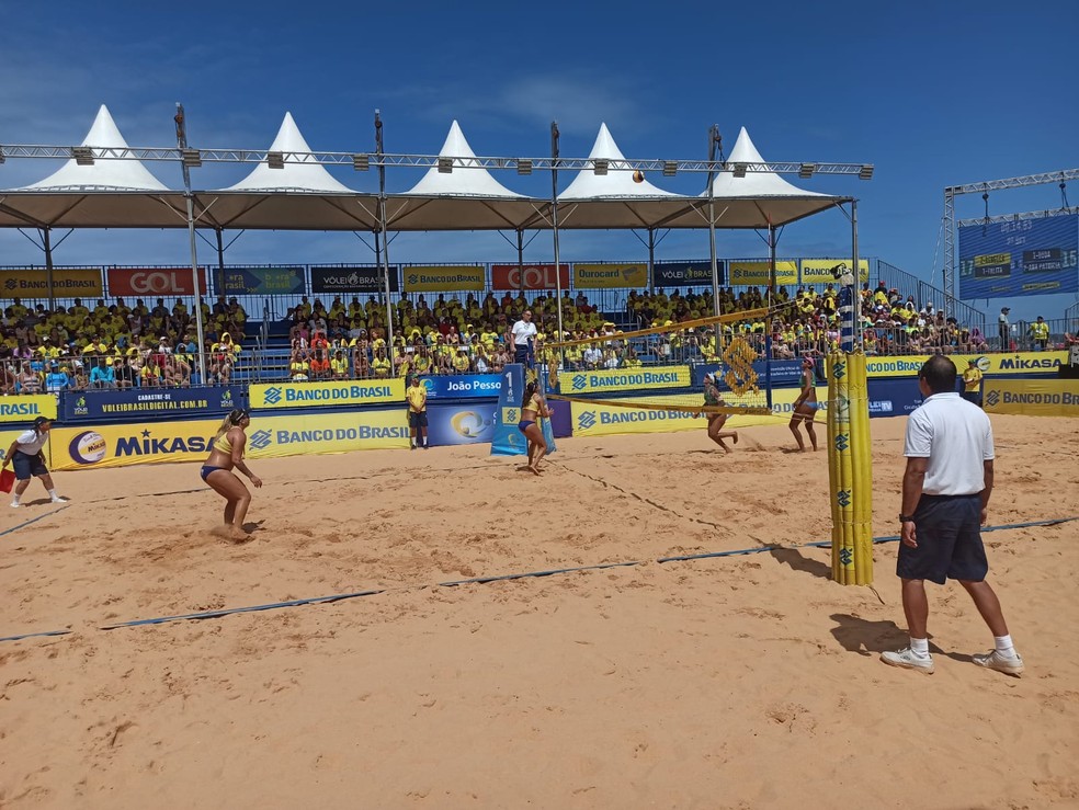 Partida foi bem equilibrada em João Pessoa — Foto: Mário Aguiar / TV Cabo Branco