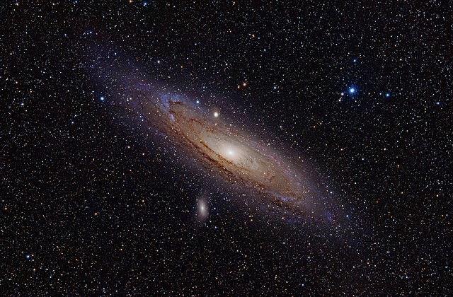 A descoberta da galáxia de Andrômeda foi um dos ponta pés iniciais para Hubble desvendar novas galáxias (Foto: Wikimedia Commons \ Adam Evans)