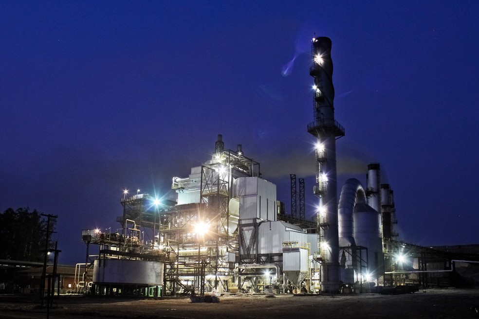 Usina Cruz Alta, do Grupo Tereos, é exportadora de energia elétrica gerada a partir da biomassa da cana-de-açúcar (Foto: Ferdinando Ramos/Divulgação/Arquivo)