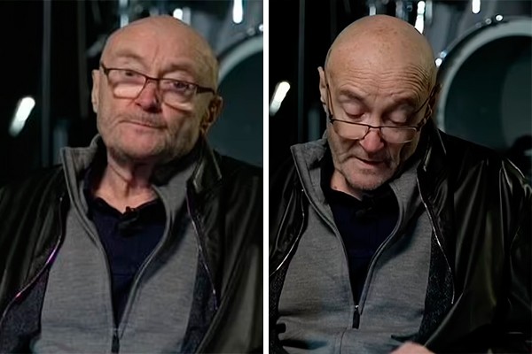 Phil Collins em entrevista à BBC (Foto: reprodução)