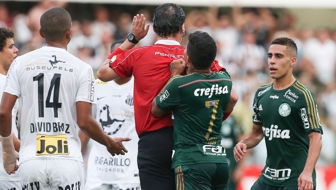 Guilherme Ceretta de Lima e Dudu, do Palmeiras - Final do Campeonato Paulista 2015 (Foto:  Daniel Teixeira/Estadão Conteúdo)
