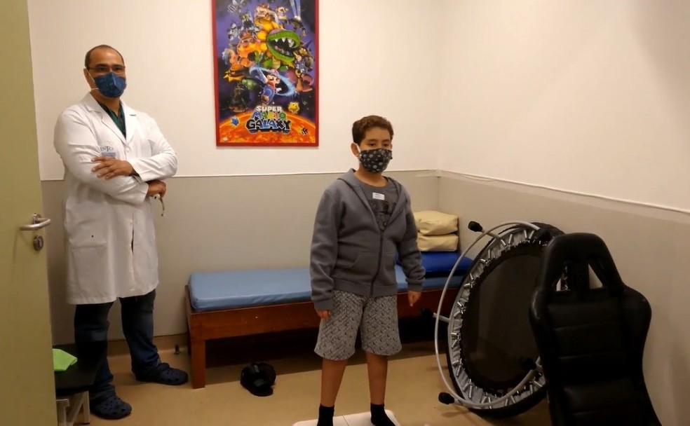 "Gameterapia" ajuda pacientes do INTO na recuperação de forma lúdica — Foto: Divulgação