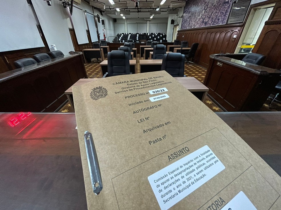 ‘CEI da Educação’ realizou 11 sessões para coleta de depoimentos; relatório final deve sair em 7 de junho — Foto: Câmara de Bauru/Divulgação