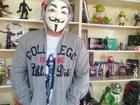 'Não confio na internet', diz youtuber mascarado com 1,8 milhão de fãs