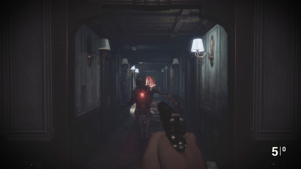 Fobia - St. Dinfna Hotel traz exploração, quebra-cabeças e também combate, semelhante a Resident Evil 7 — Foto: Reprodução/Steam