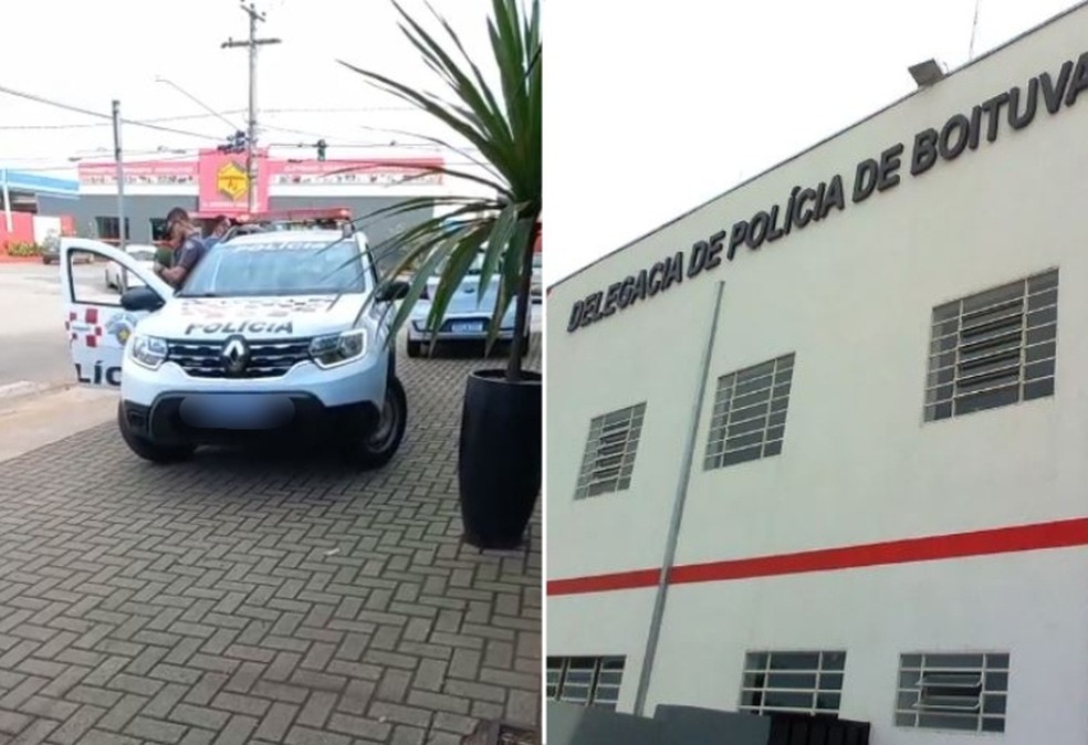 Homem é preso por ameaçar funcionários de mercado e fazer compras de graça em Boituva — Foto: Arquivo pessoal
