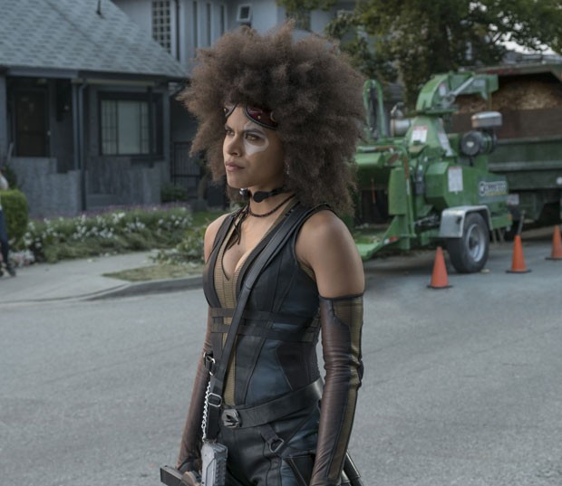 Zazie Beetz, a Domino de Deadpool 2 (Foto: Divulgação/Sony)