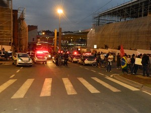 Protesto e manifestação em Sorocaba (Foto: Divulgação/Guarda Civil Municipal)