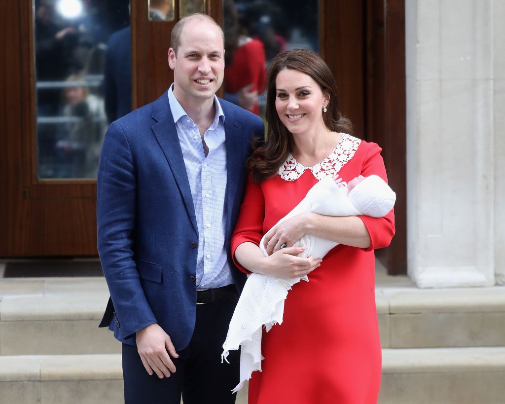 Príncipe William, Kate Middleton e Príncipe Louis (Foto: Getty Images)