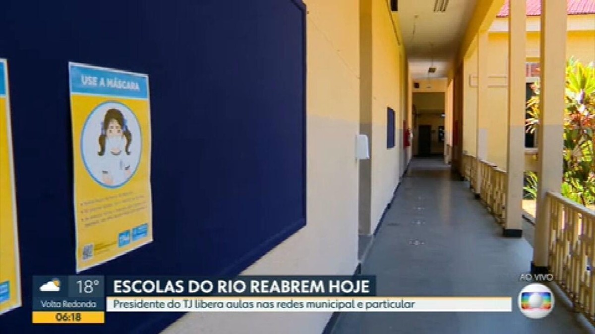 Após briga judicial, aulas presenciais são retomadas no Rio
