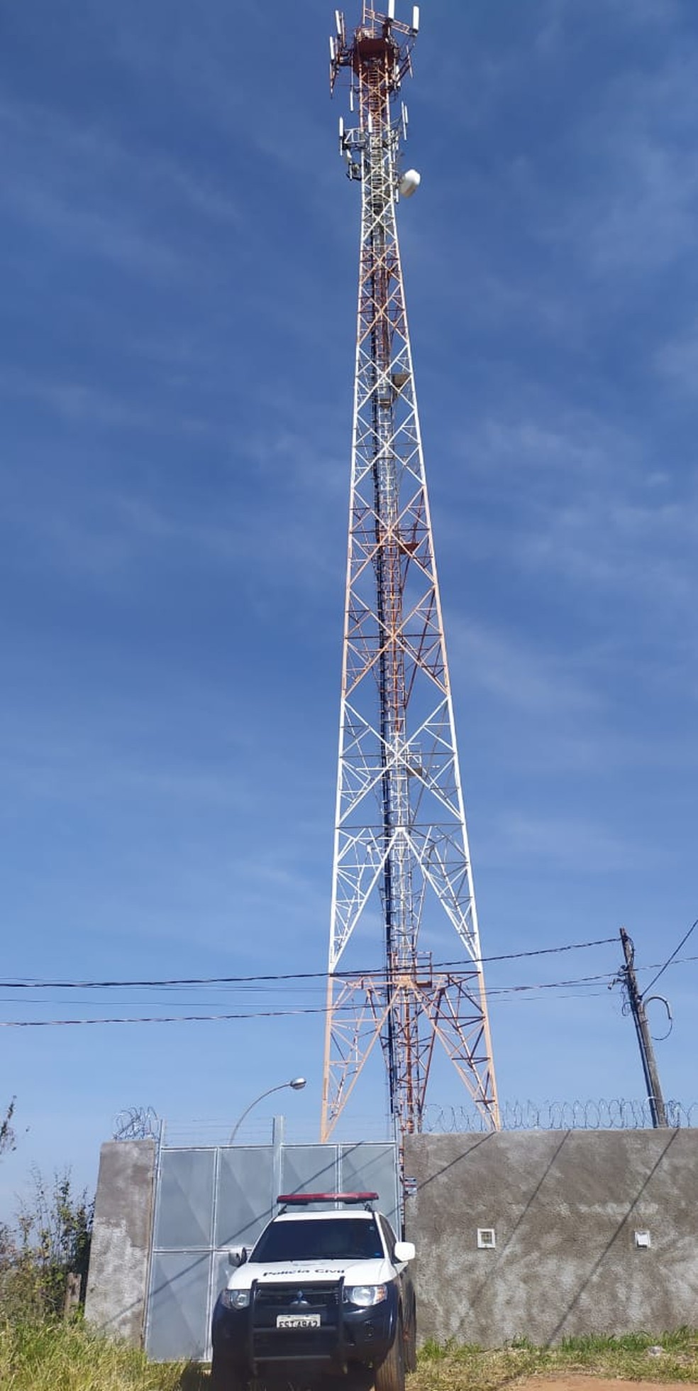 Grupo criminoso é suspeito de furtar baterias de torres de telefonia — Foto: Polícia Civil