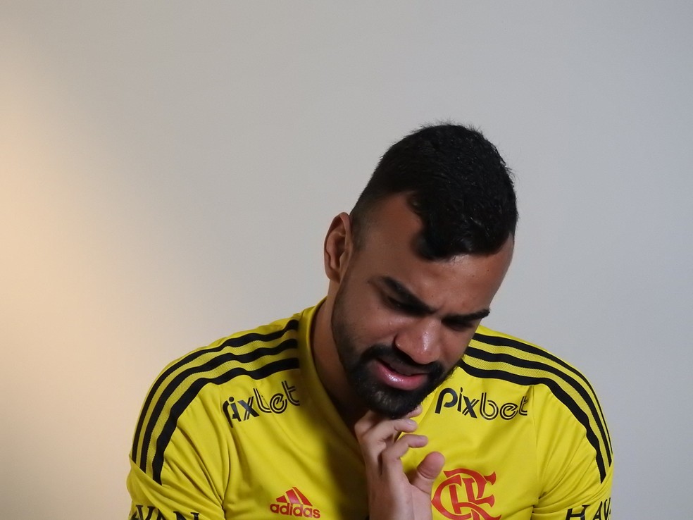 Fabr&iacute;cio Bruno, do Flamengo, em entrevista exclusiva ao ge &mdash; Foto: Fred Gomes