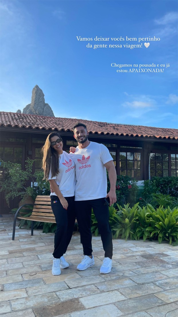 Ivy moraes curte viagem romântica com o namorado, Fernando Borges, em Noronha (Foto: Reprodução / Instagram)