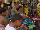 Comércio fica lotado no último fim de semana antes do Natal