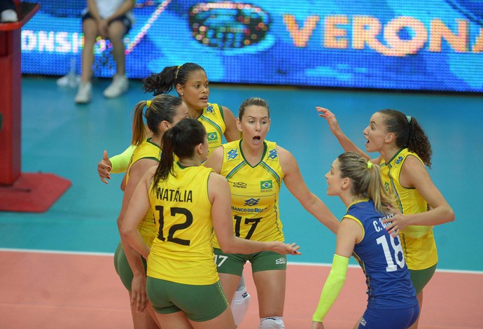 vôlei feminino Brasil x EUA (Foto: FIVB)