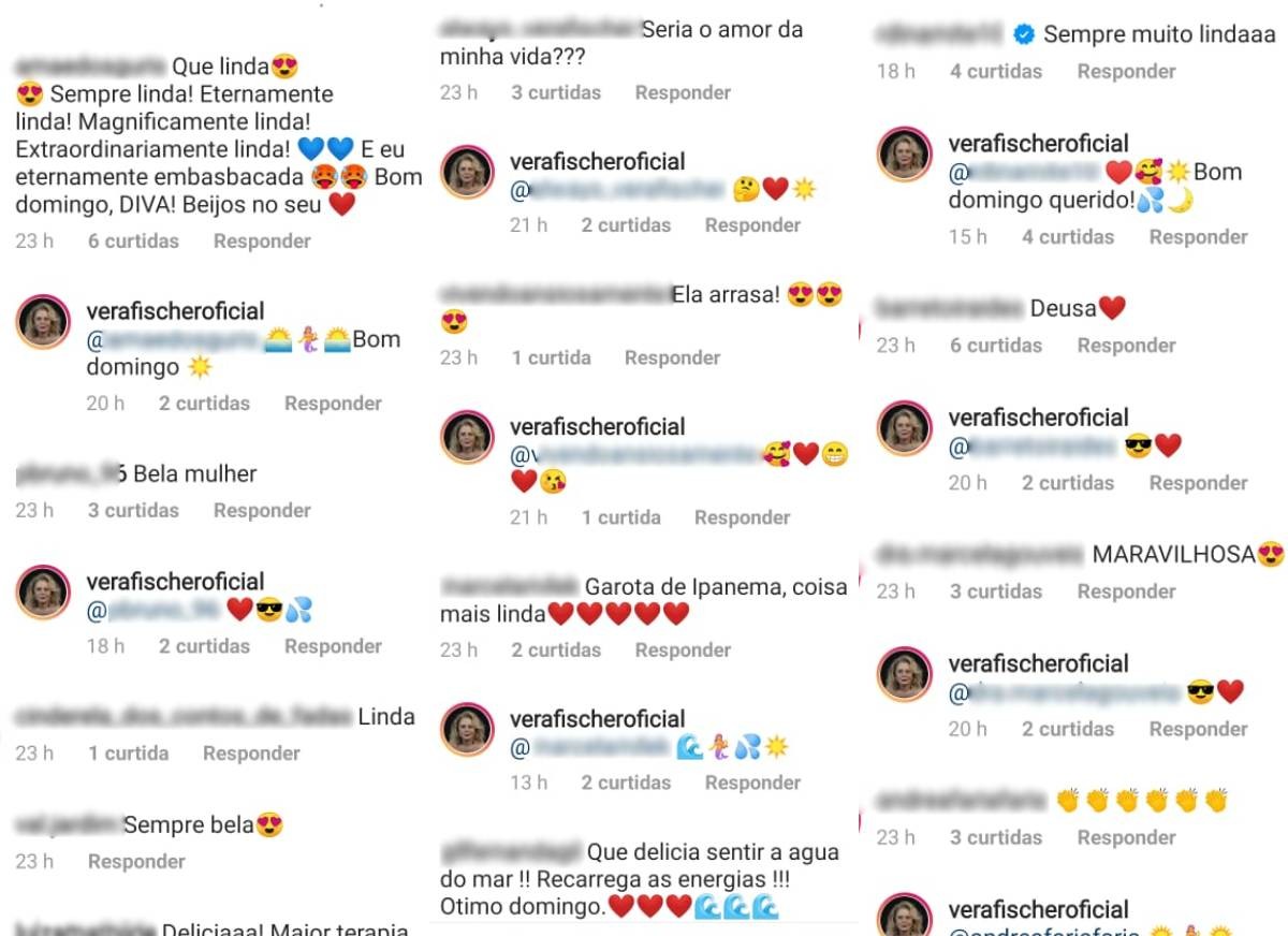 Vera Fischer é elogiada por seguidores (Foto: Reprodução/Instagram)