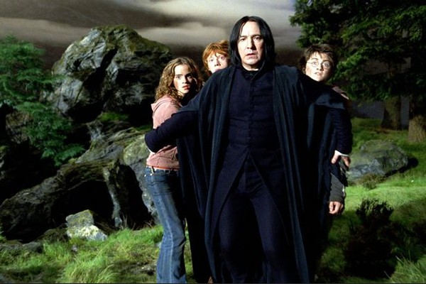 Actor Alan Rickman (1946-2016) in a scene from the Harry Potter franchise (Photo: Reproduction)