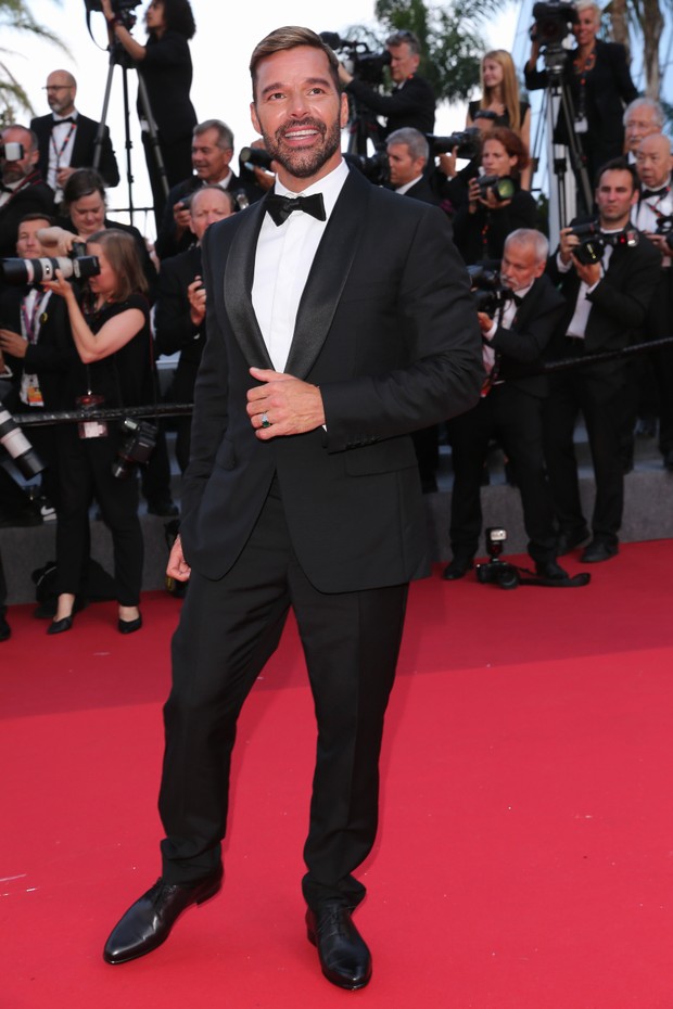 CANNES, FRANCE - MAY 25: Ricky Martin attends the screening of "Elvis" during the 75th annual Cannes film festival at Palais des Festivals on May 25, 2022 in Cannes, France. (Photo by Gisela Schober/Getty Images) (Foto: Getty Images)