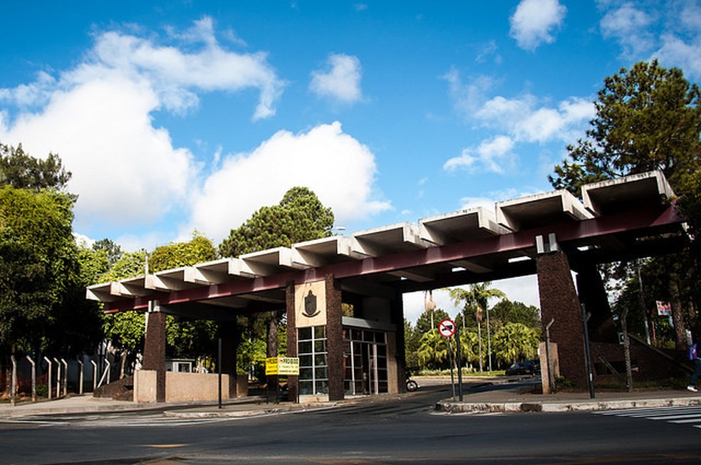 Entrada da UFJF, em imagem de divulgação. — Foto:  Caíque Cahon/UFJF