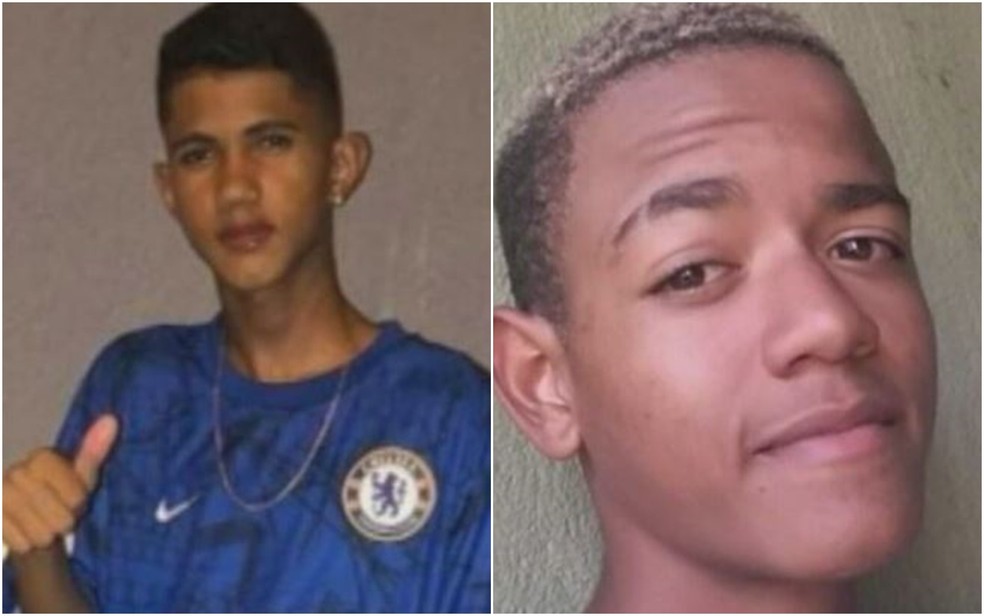  João Pedro Soares Dantas, de 17 anos e Jesonias Correia Dantas Neto, de 22 — Foto: Reprodução/TV Anhanguera