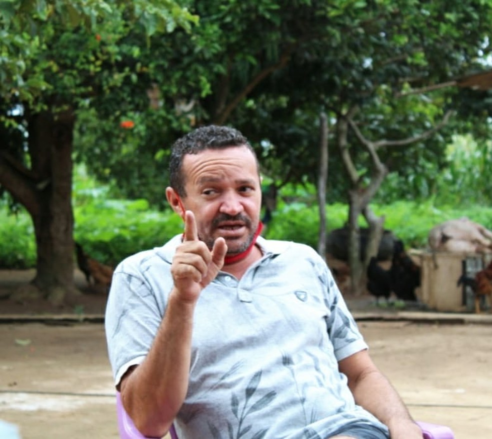 Vice-prefeito de Moreilândia, Edmundo Coelho Junior, de 45 anos, morre vítima de câncer — Foto: Arquivo da família 