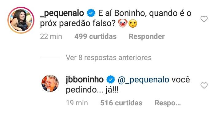 Boninho cogita segundo paredão falso (Foto: Reprodução / Instagram)