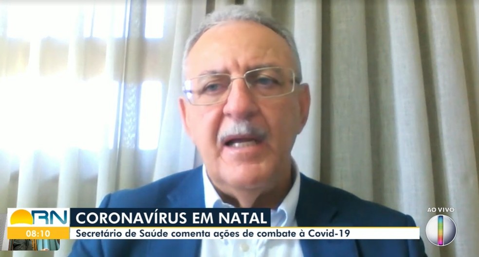 George Antunes, secretário de Saúde de Natal — Foto: Reprodução/Inter TV Cabugi