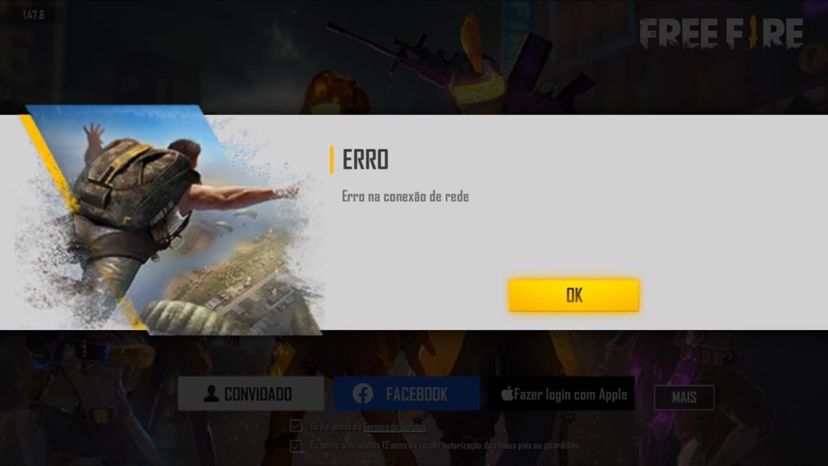 Erro De Conexao De Rede No Free Fire Como Corrigir Falha No Jogo Mobile Battle Royale Techtudo