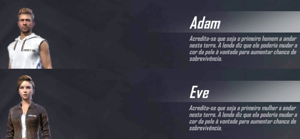 Free Fire Confira A Lista Completa De Personagens Do Battle Royale Free Fire Ge