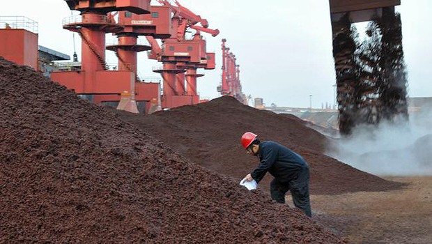 Minério de ferro na China (Foto: Getty Images)