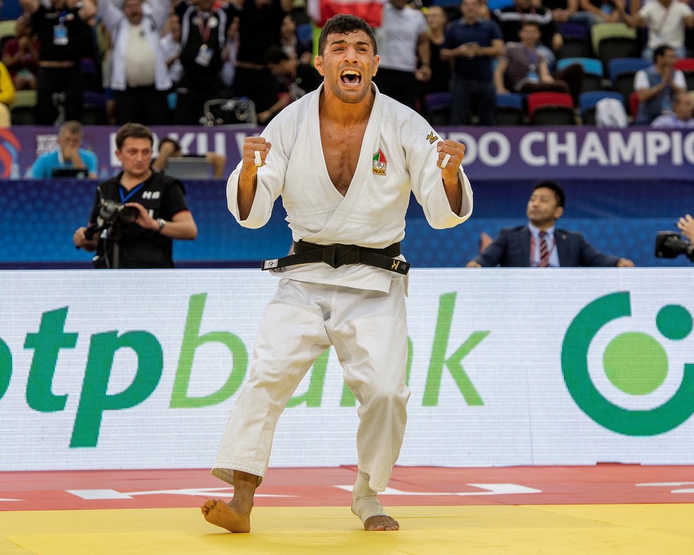Saeid Mollaei no Mundial de 2018 — Foto: Getty Images