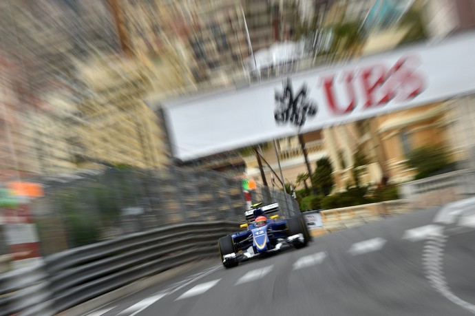 Felipe Nasr nos treinos da Fórmula 1 em Mônaco (Foto: AFP)