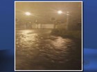 Chuva forte faz estragos e alaga ruas de Pouso Alegre, MG