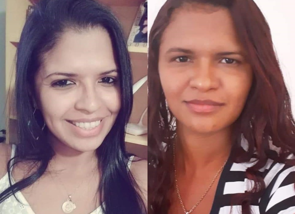 Marina (esquerda) e Suelene (direita): g&ecirc;meas se reencontram ap&oacute;s 29 anos &mdash; Foto: Arquivo Pessoal